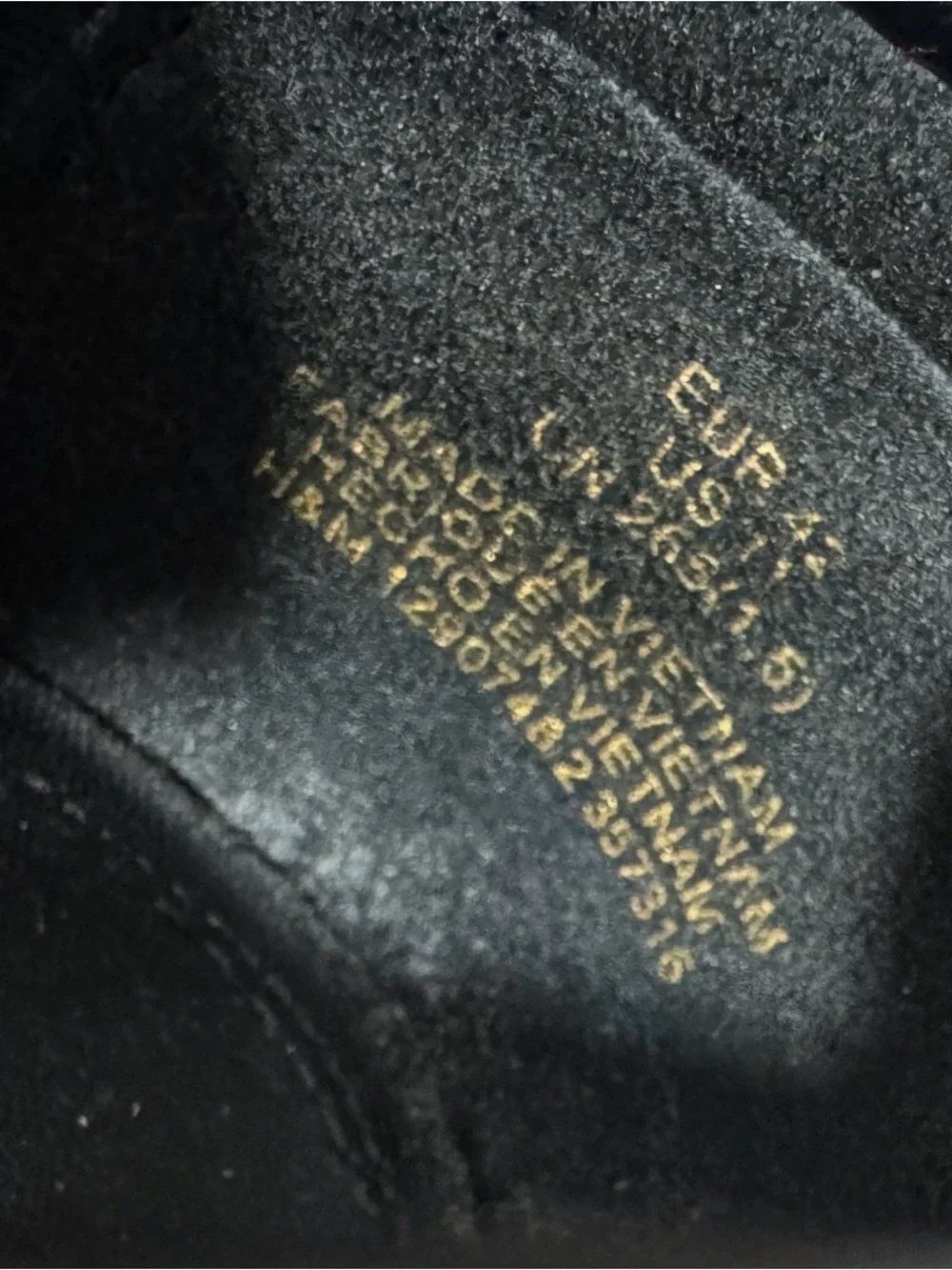 H&M Black Leather Bow Loafers
